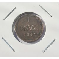 1 пенни 1914 г. С рубля