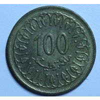 Тунис, 100 миллимов, 1960 год