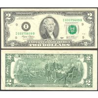 США, 2 доллара 2003 г. P516aI. UNC