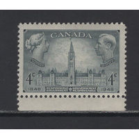 Канада 1948** Парламент, Королева Виктория и Король Георг VI  SG#411