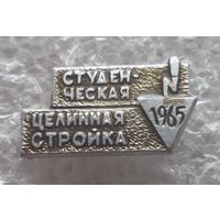 Студенческая целинная стройка 1965 года.