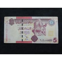Ливия 5 динар 2011г.
