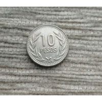 Werty71 Колумбия 10 песо 1991