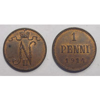1 пенни 1914 XF