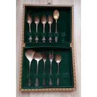 Мельхиор времен СССР 10 предметов с коробкой