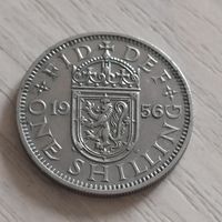 Великобритания 1 шиллинг 1956г.