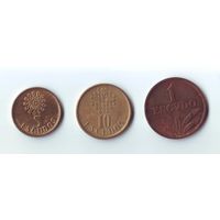 Монеты Португалии, 4 шт.