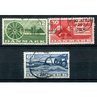 Дания - 1960г. - сельское хозяйство - 3 марки - полная серия, гашёные [Mi 378-380]. #3-WB-101-A-2