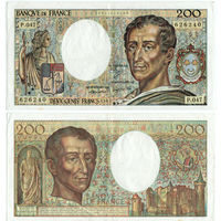 ФРАНЦИЯ 200 Франков 1987 г., P-155b (Барон де Монтескьё)