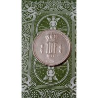 Люксембург 10 франков 1971