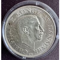 2 кроны 1937г Король Кристиан Х Дания 25 лет правления