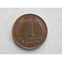Латвия 1 сантим 1937г.