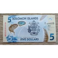 Werty71 Соломоновы Острова 5 долларов 2019 UNC банкнота