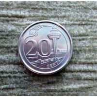 Werty71 Сингапур 20 центов 2013