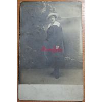 1910-е Открыточный формат Ване от Вали ретро студийное фото