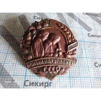 Знак Юный натуралист тяжелый
