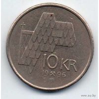 КОРОЛЕВСТВО НОРВЕГИЯ. 10 КРОН. ПОГОДОВКА. Цена за одну монету.