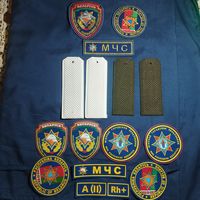 Нашивки, погоны МЧС в коллекцию, современные, непользованные