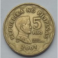Филиппины 5 песо 2001 г.