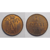 1 пенни 1915 aUNC
