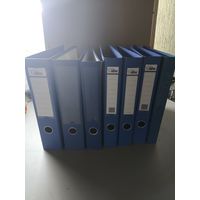 Папки скоросшиватели твердые 7 штук, старт с 1 руб