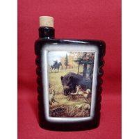 С рубля без мц. штоф-фляга УССР, фаянс вроде. 20х13х4.5см.