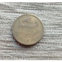 Werty71 Ливан 10 пиастров 1955 пиастр Корабль
