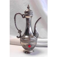 Графин Декантер Кувшин Кофейник Серебрение Инкрустация