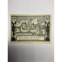 80 геллеров (нотгельды) Австрия.-2512