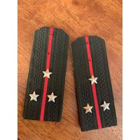 Погоны офицера  морской пехоты СССР.