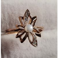 Кольцо перстень серебро 925, С РУБЛЯ! МНОГО ЛОТОВ С РУБЛЯ! лот#13