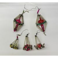 Ёлочная игрушка стеклярус СССР К.2 цена за все