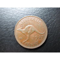 Австралия. Пенни. 1947. С 20 копеек. Распродажа коллекции. Смотрите другие лоты.