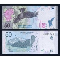 Аргентина 50 песо 2020 (P-363(2), UNC) [Кондор]
