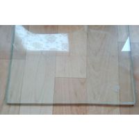 Стеклянная полка от холодильника. Размер  25.0 х 41.0 см.