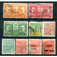 Бразилия - 1930-1933г. - 9 марок - гашёные, MLH. #4-W1-123-A-1