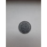 Жетон транспортный социальный Великобритания 50 пенсов