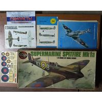 Ретро модель самолёта Спитфайр МК1 в 1/24 фирмы Airfix