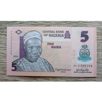 Werty71 Нигерия 5 найра 2024 UNC банкнота