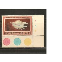 Маврикий-1991(Мих.737),  ** ,   Морская  Фауна ,Раковины