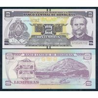 Гондурас 2 лемпиры 2019 год, UNC
