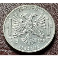 Албания 5 леков, 1939     ( 1-9-6 )