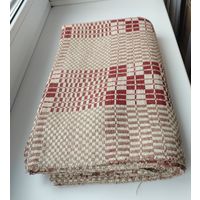 Домотканое льняное покрывало. 6.