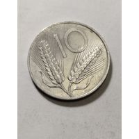 Италия 10 лир 1952