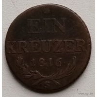 Австрия 1 крейцер 1816