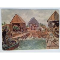 1956. Сагрис. Рыбачья гавань