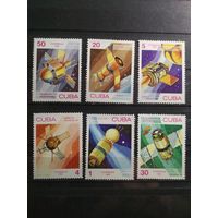 Куба 1983 г. Космос.