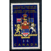 Канада - 1987г. - герб - 1 марка - полная серия, гашёная [Mi 1034]. #3-WB-94-KS-6