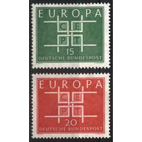 ГЕРМАНИЯ, ФРГ - 1963 [Mi. 406-407]*  чистая МН (DE04)