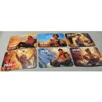 Календарики. 2026. Белгосстрах. Лот: 6 шт. Цена за лот. (Можно поштучно)